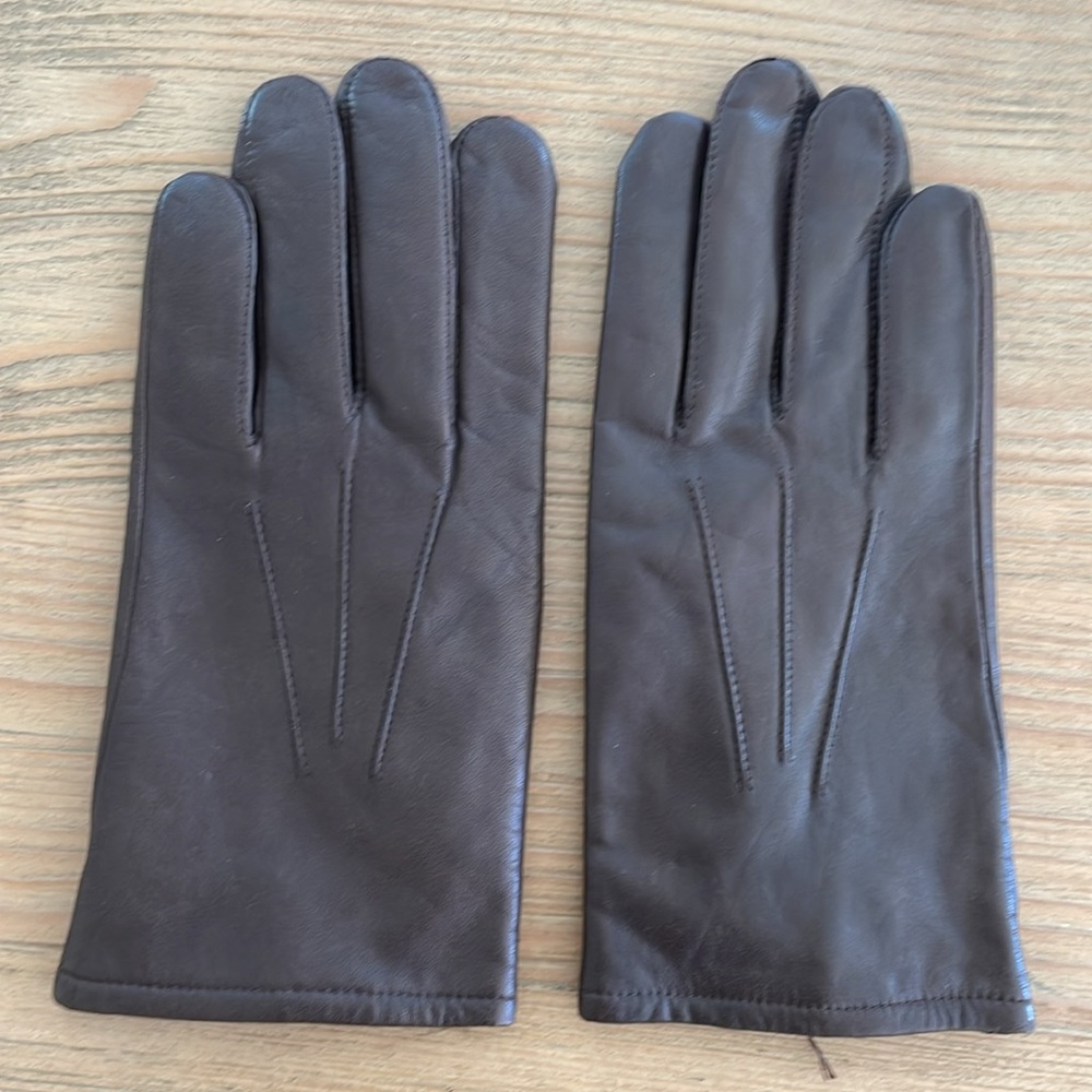 Mens’ Fownes Vintage Brown Leather Dress Gloves-NWOT